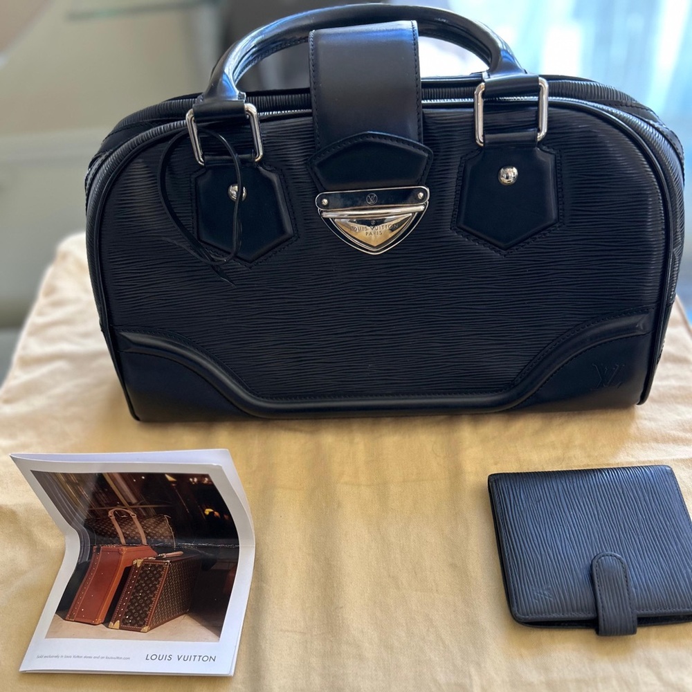 Authentic Louis Vuitton Black Shoulder Bag